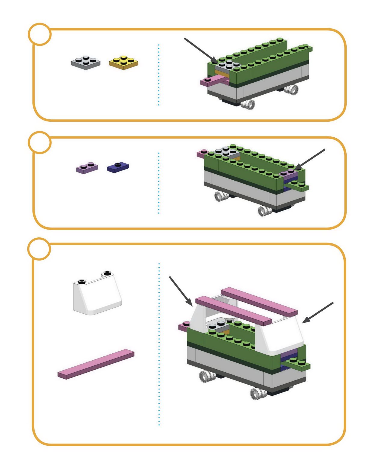 1x 1x 1x 1x 2x 2x Build th e Purpl e Coach 2x 2x 2x 4x 2x 4x - photo 14