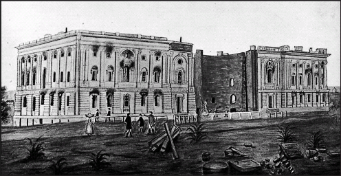 THE CAPITOL IN 1814 AFTER IT WAS BURNED BY THE BRITISH THE CAPITOL IN THE - photo 5