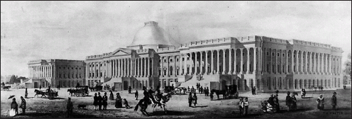 THE CAPITOL IN THE 1850S AFTER THE ADDITION OF THE HOUSE SENATE WING - photo 7