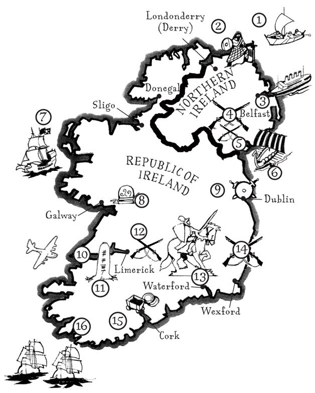 Key 1Neolithic settlers appear 7000BC 2Scots settlers arrive 1515 - photo 5