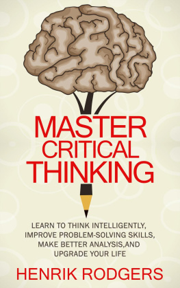 Henrik Rodgers - Master Critical Thinking