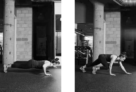 Broad Jump to Walk-Out Push-Up with Bear Crawl Back BRONCO BURPEE Squat - photo 7