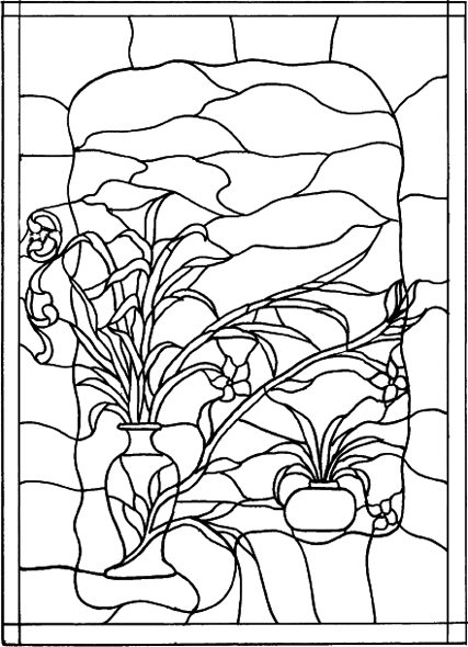 162 Traditional and Contemporary Designs for Stained Glass Projects - photo 5