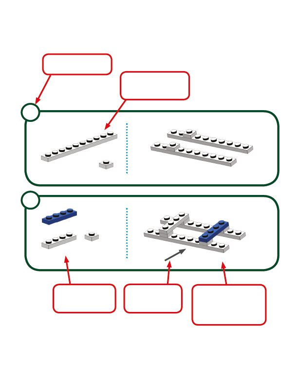 Which step you are on A picture of each piece you will need 2x 2x 1x 1x 4x - photo 6