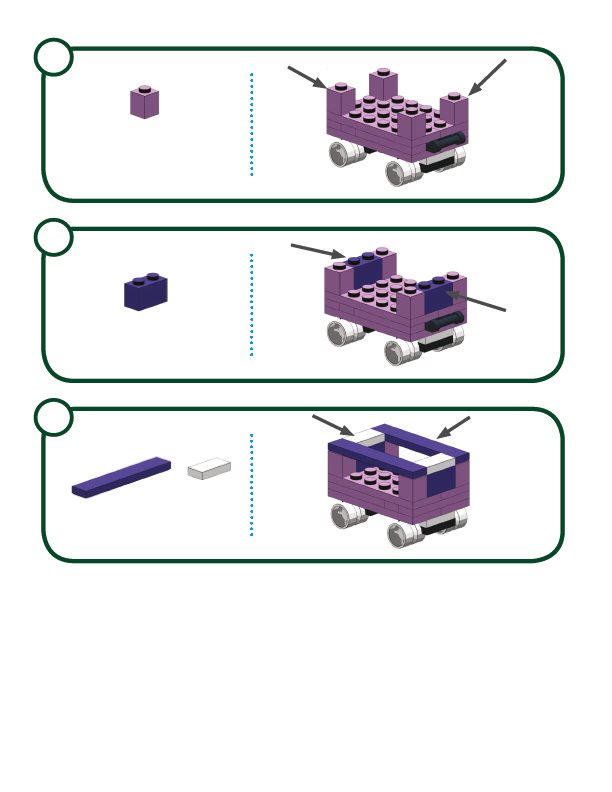 4x 2x 2x 2x Build the Blue Train Car 4x 3x 2x 1x 1x 4x 4x 1x 1x 2x - photo 11