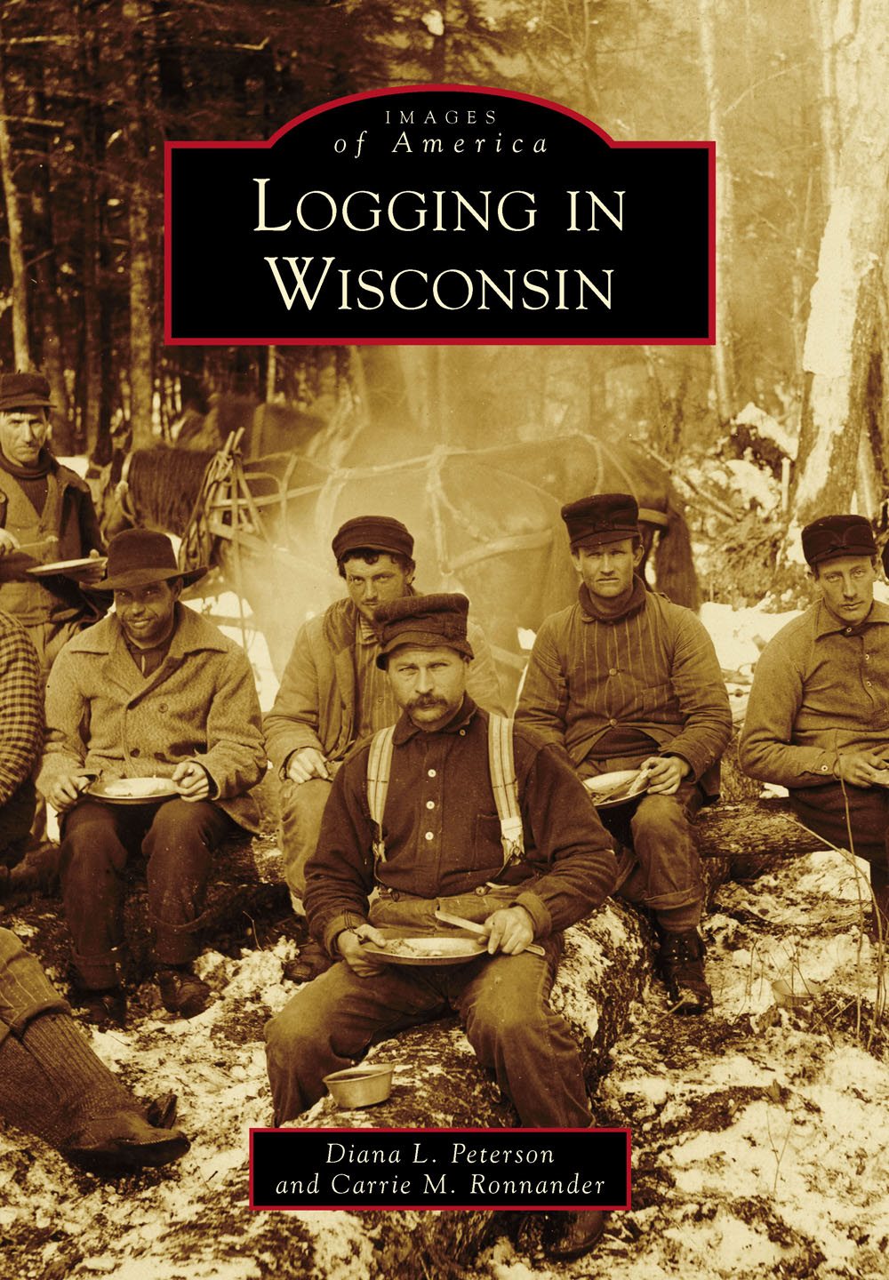 IMAGES of America LOGGING IN WISCONSIN ON THE COVER A crew eats together in - photo 1