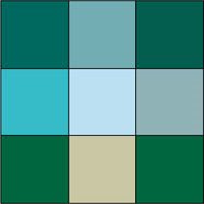 Nine-Patch 6 x 6 Block Instructions Cut seven strips blue floral 2 by - photo 6