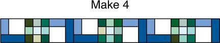 Figure 5 Join blocks to make Row 1 Arrange three each Nine-Patch Shadow - photo 11