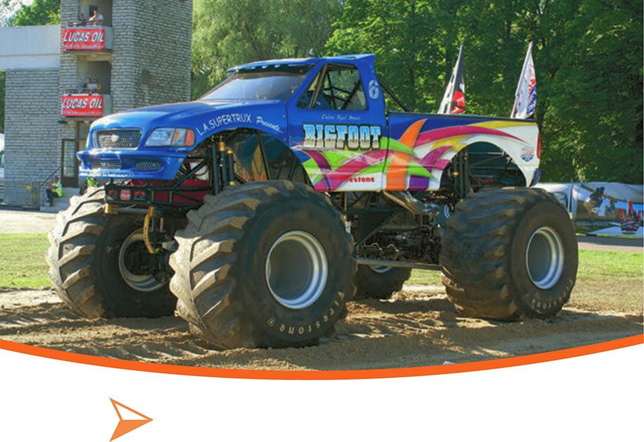 Later Chandler built Bigfoot This truck had 66-inch 168-cm tires that - photo 12