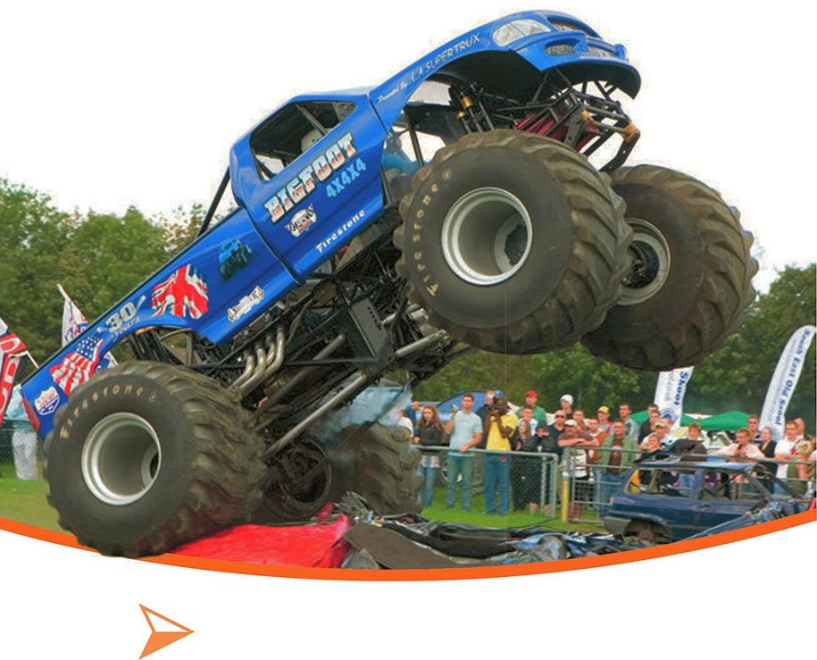 Monster Truck Racing Association Guidelines controlled the size and weight - photo 14