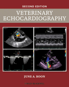 June A. Boon - Veterinary Echocardiography