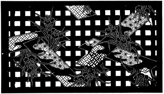 12 Wickerwork Matching Stencil Pair for Two-Tone Decoration 13 Blooming - photo 13