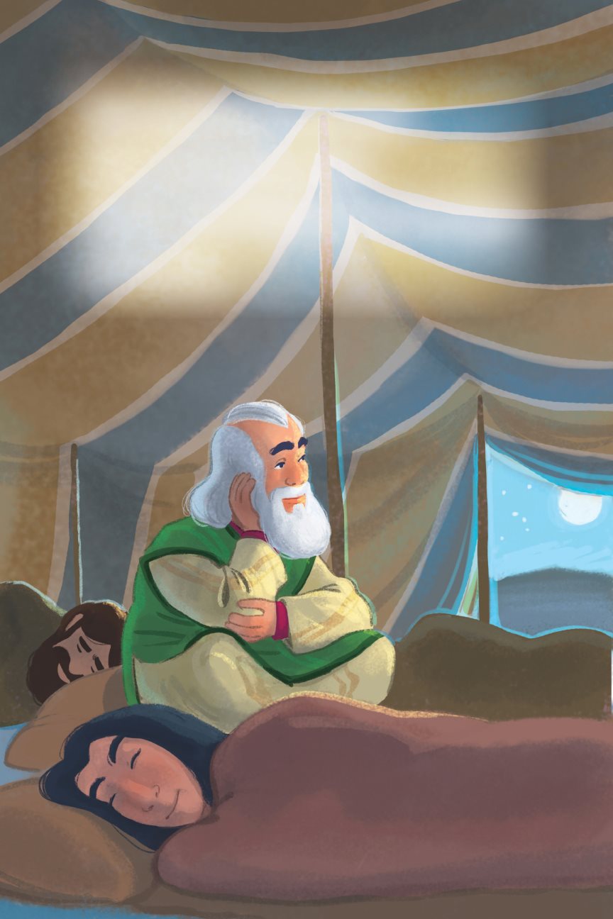 It was quiet in Noahs tent Everyone was sleeping Noah was thinking about - photo 6