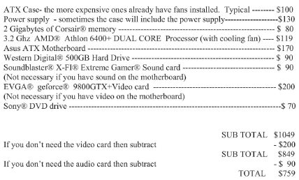 NOTE If you have onboard audio and video your motherboard will cost you - photo 3