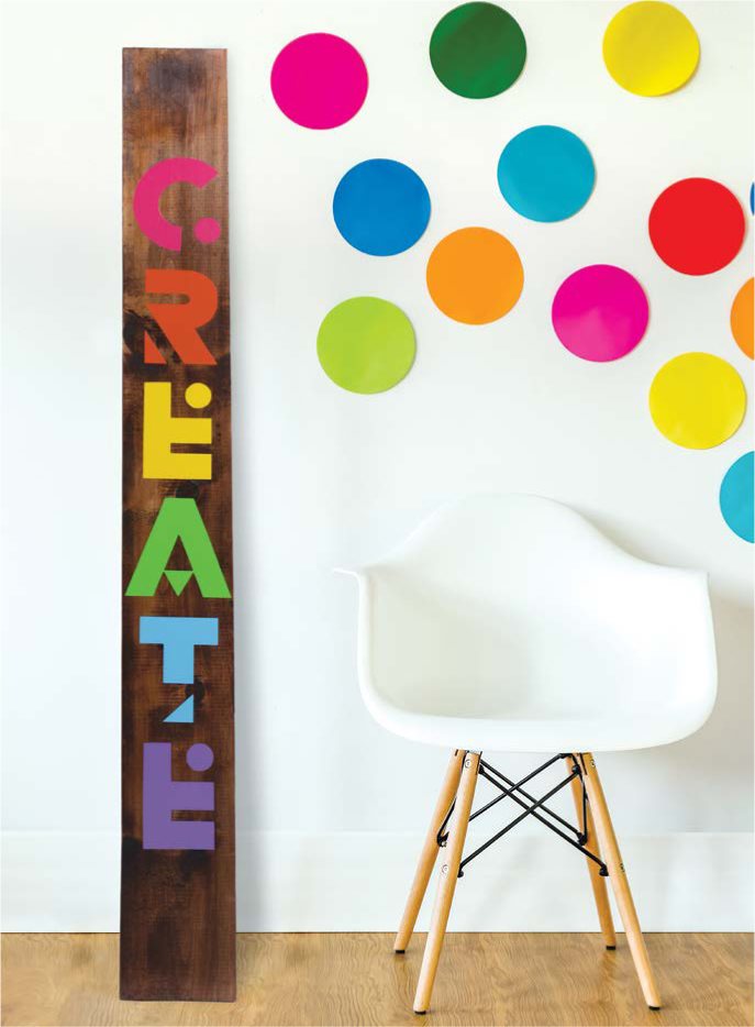 Create Sign Decorate your creative space with this inspirational message - photo 7