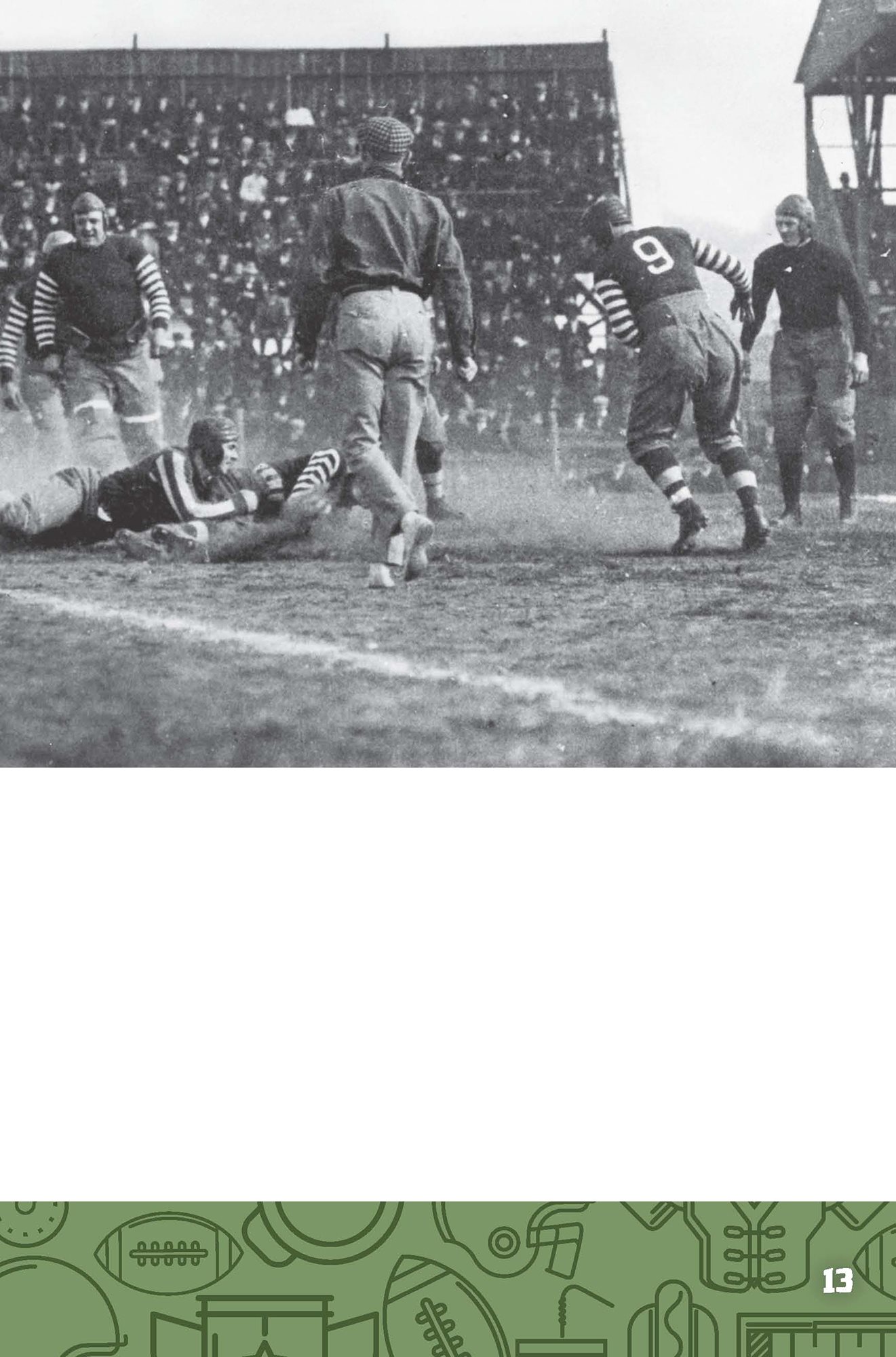 The Canton Bulldogs compete in an early NFL game in the 1920s Bulldogs - photo 15