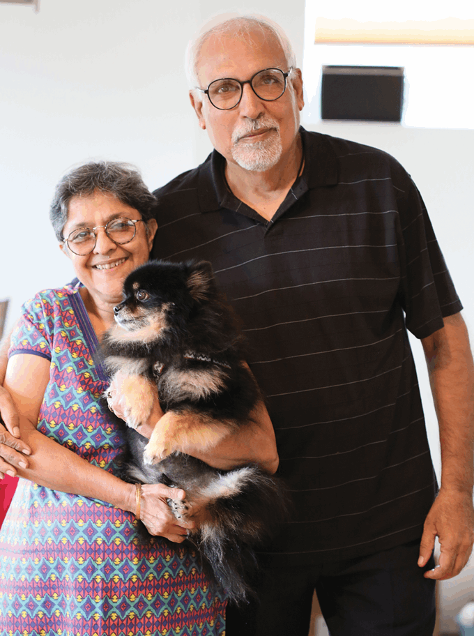 Richas parents Tripti and Tribhuvan Hingle and Chewie My transition to a - photo 3