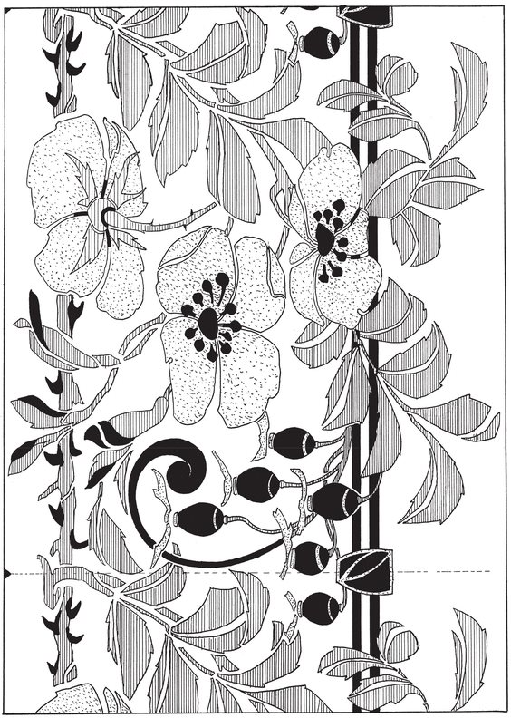 Art Nouveau Stencil Designs - photo 2