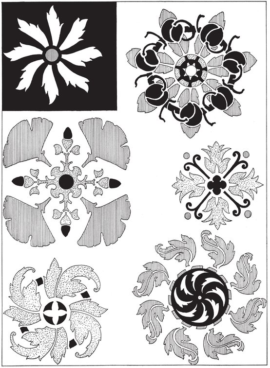 Art Nouveau Stencil Designs - photo 3