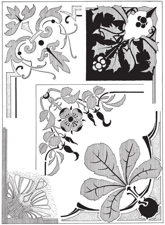 Art Nouveau Stencil Designs - photo 5