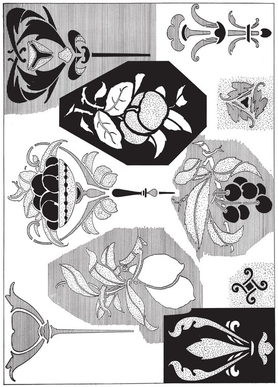 Art Nouveau Stencil Designs - photo 6