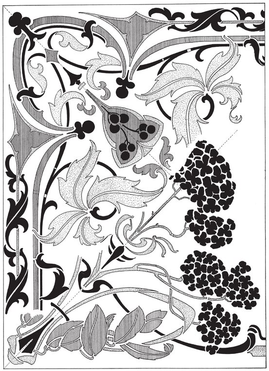 Art Nouveau Stencil Designs - photo 7