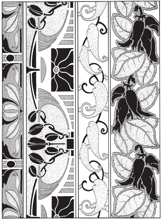 Art Nouveau Stencil Designs - photo 8