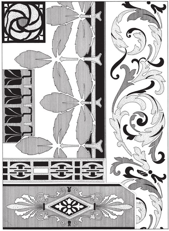 Art Nouveau Stencil Designs - photo 26