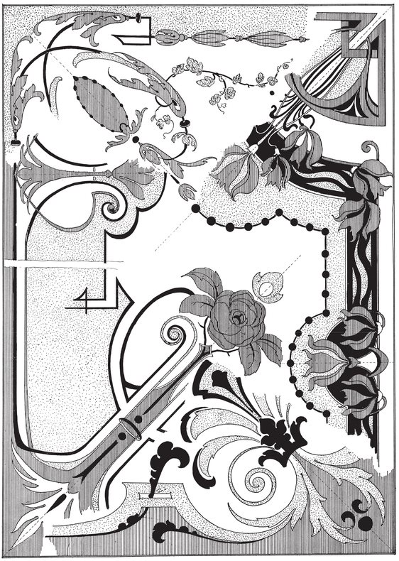 Art Nouveau Stencil Designs - photo 27