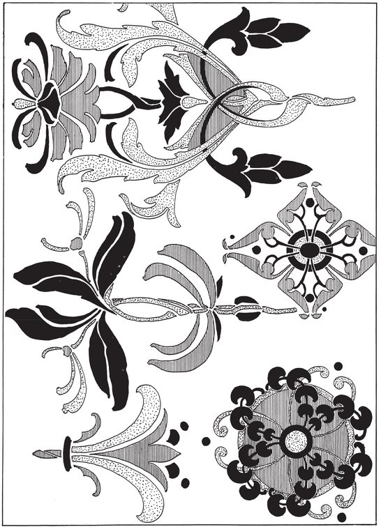 Art Nouveau Stencil Designs - photo 38