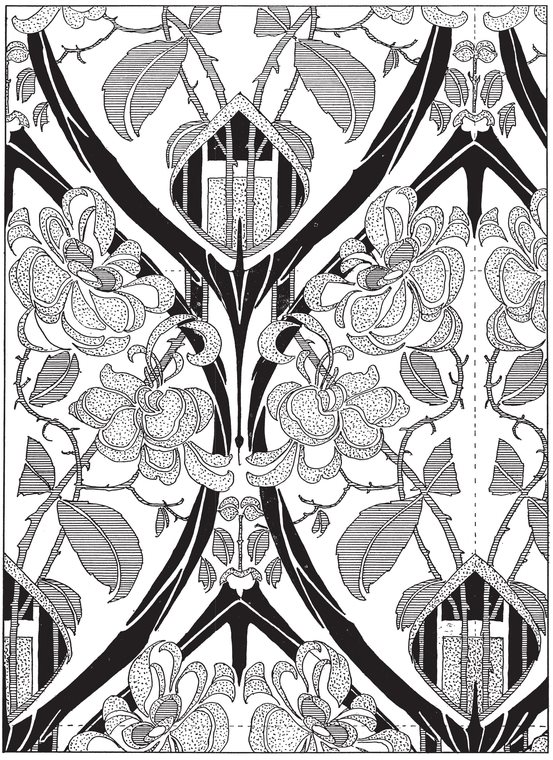 Art Nouveau Stencil Designs - photo 40