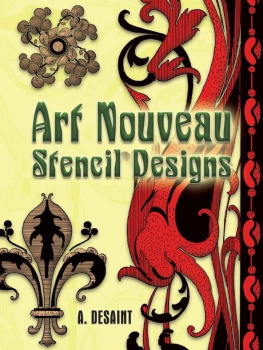 A. Desaint - Art Nouveau Stencil Designs