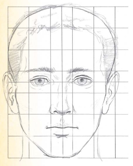 The Horizontal Proportions Full Face The width of the eye is one-fifth of the - photo 8