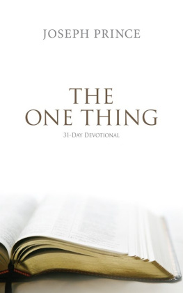 Joseph Prince The One Thing–31-Day Devotional