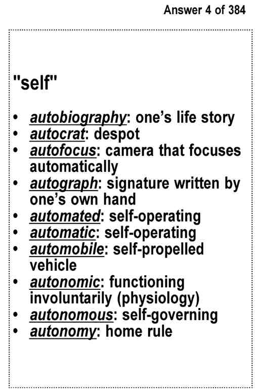 SAT Test Prep Word Roots Review--Exambusters Flash Cards--Workbook 6 of 9 SAT Exam Study Guide - photo 9