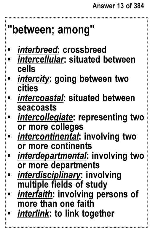 SAT Test Prep Word Roots Review--Exambusters Flash Cards--Workbook 6 of 9 SAT Exam Study Guide - photo 27