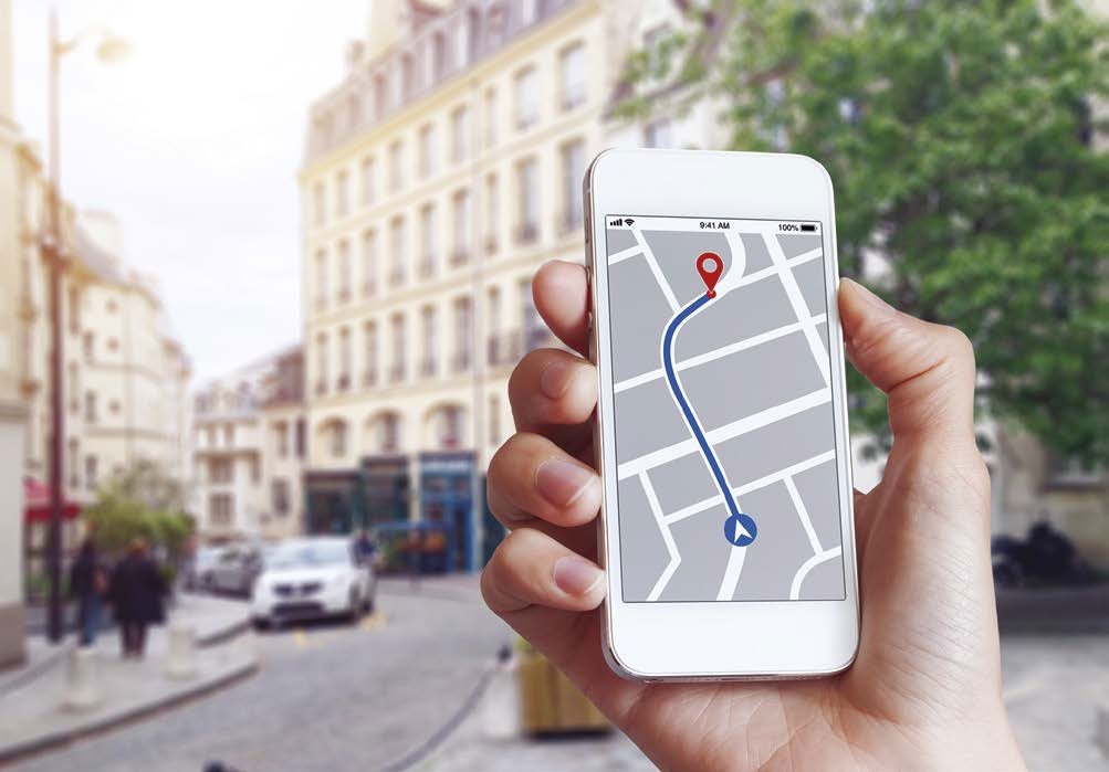 A mapping app uses your phones location system to show you where you are Mini - photo 11