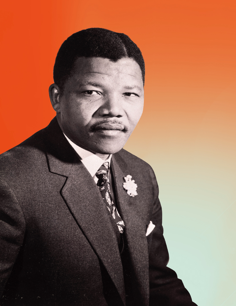 This is Nelson Mandela as a young man in 1950 at the start of his fight - photo 2