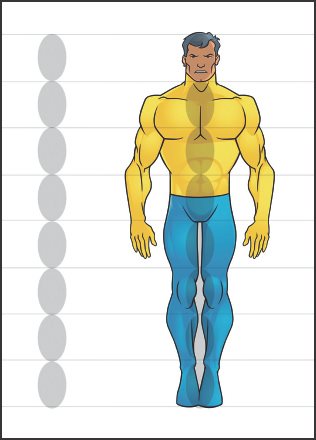 SUPERHEROIC BODIES Superheroes have extra-broad shoulders thick necks and - photo 15