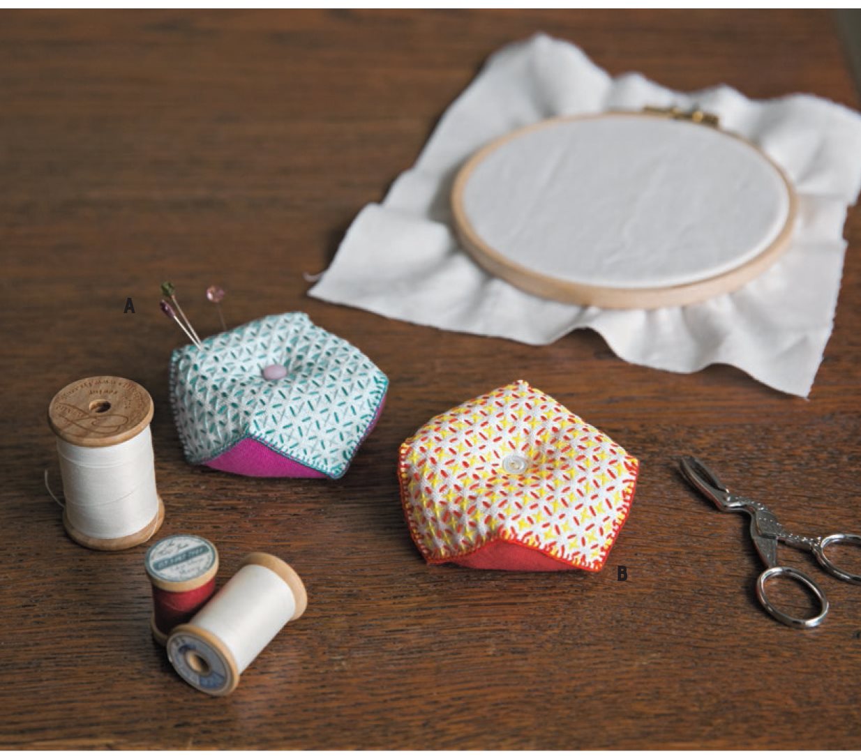 INSTRUCTIONS DESIGN AKIKO NISHIMURA BUTTON BROOCHES These adorable brooches - photo 22