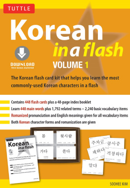 Soohee Kim - Korean in a Flash Kit Volume 1