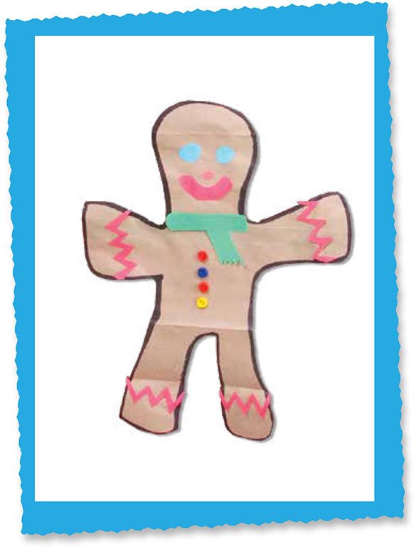 You can make a craft that looks like a gingerbread man Before you - photo 7