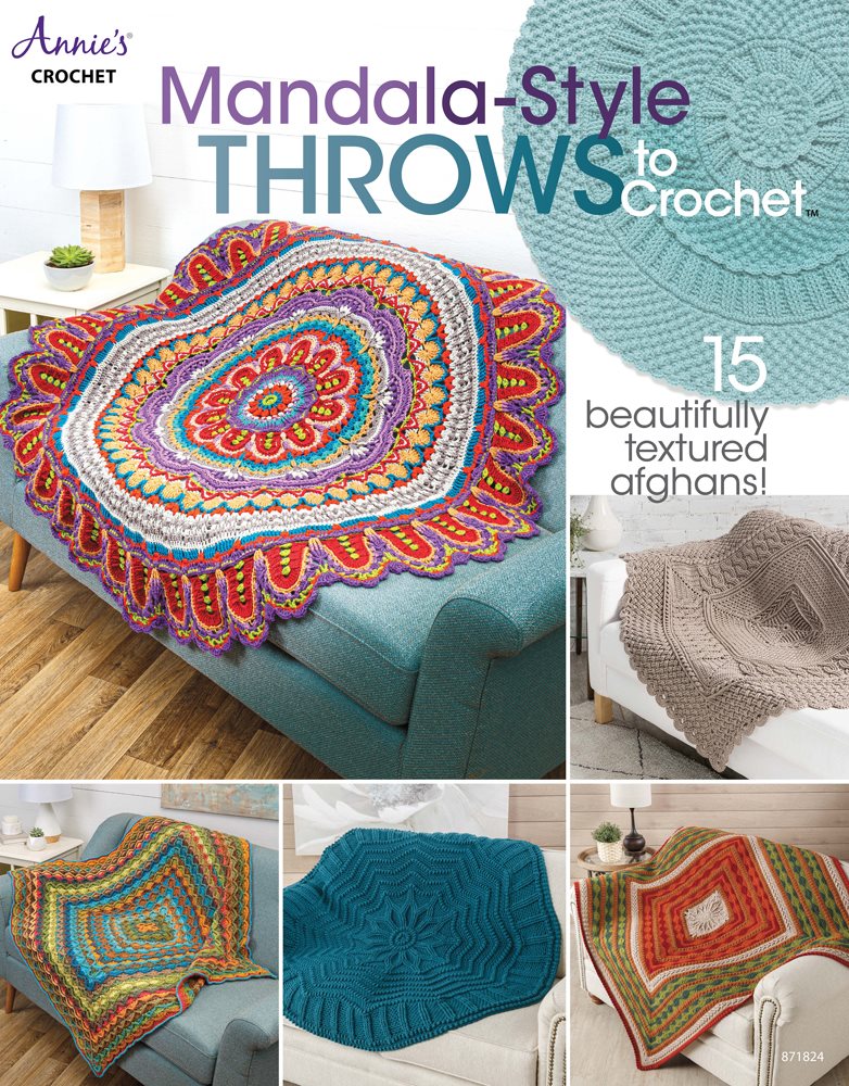 Introduction It seems crocheters have a love affair with mandala throws Just - photo 1