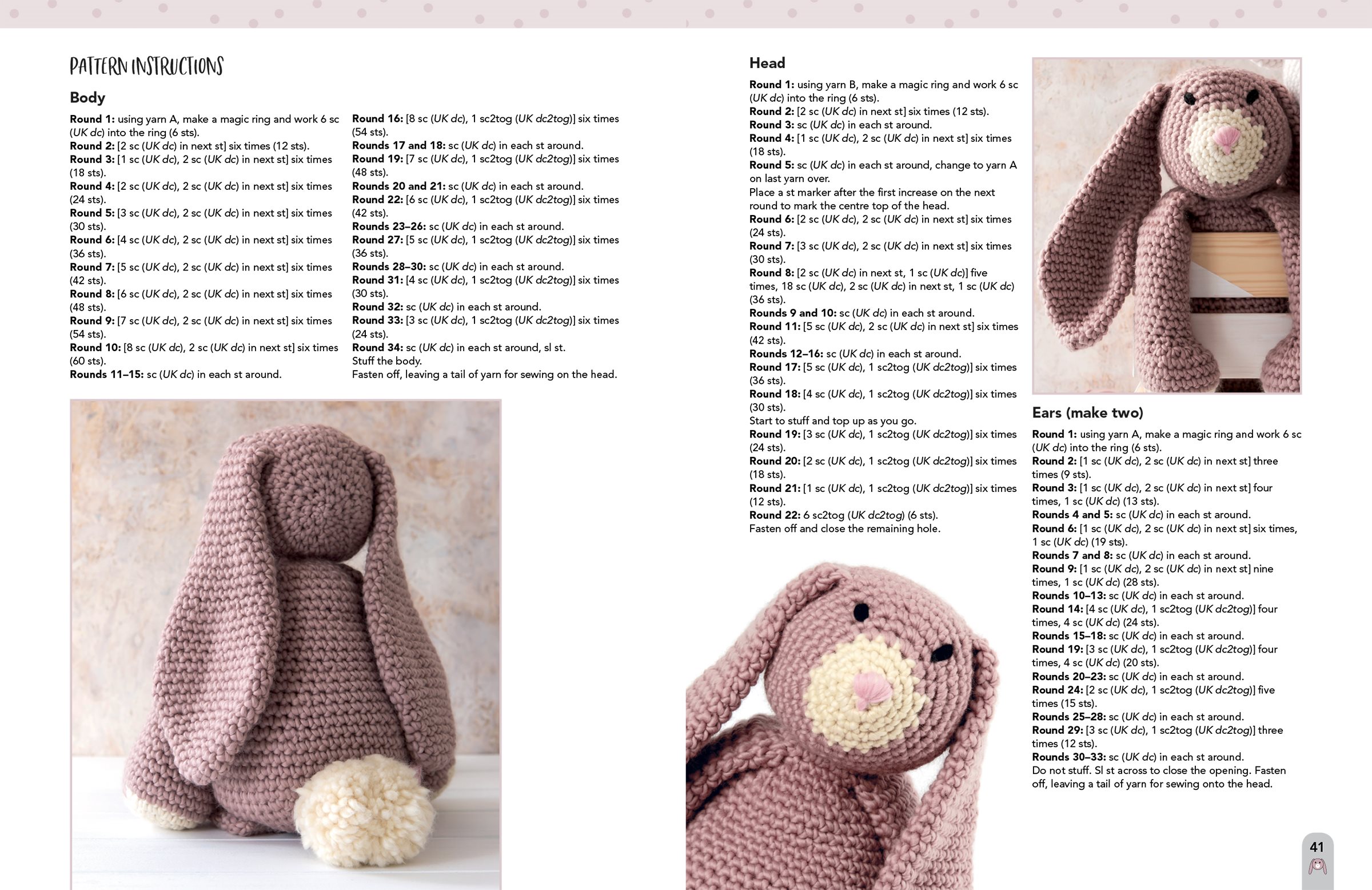 Mabel Bunny Co 15 Loveable Animals to Crochet Using Chunky Yarn - photo 42