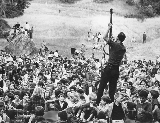 What kinds of songs would you sing with Pete Seeger Folk songs Songs written - photo 4