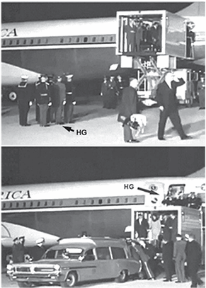 Figure 1 Air Force One at Andrews Air Force Base Upper Casket about to be - photo 2