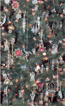 Sparkling crystal ornaments collected over many years by Phyllis Zacherle - photo 6