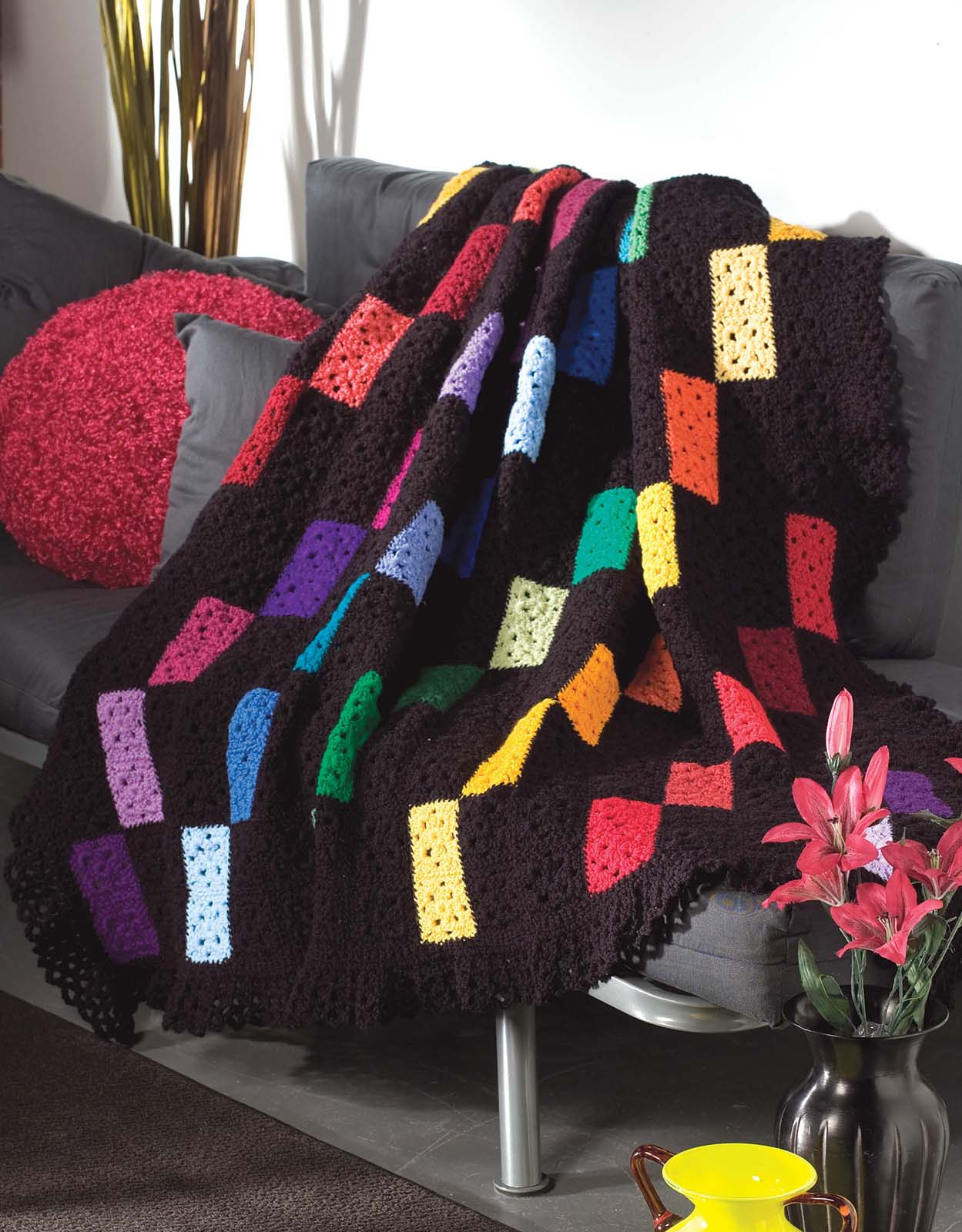 Quilt-Style Crochet Throws - image 3