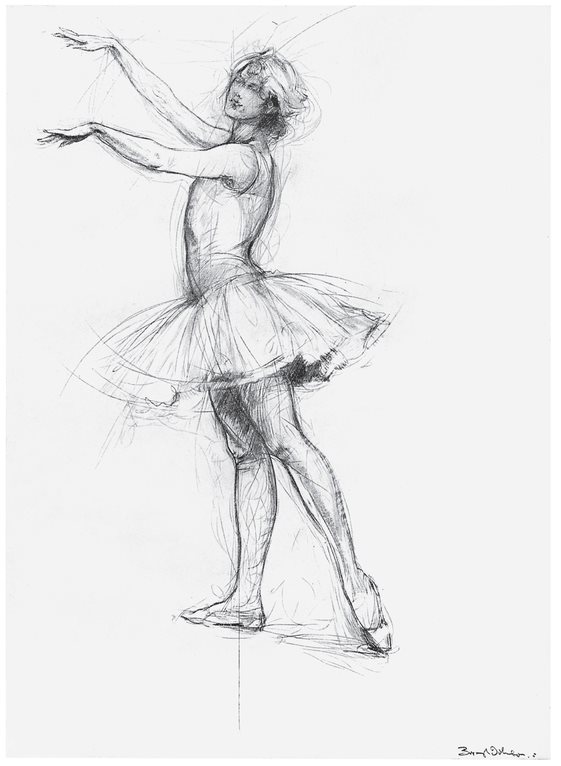 PLATE LX Dancing Girl Lead Pencil PLATE LXI Dancing Girl Charcoal - photo 15