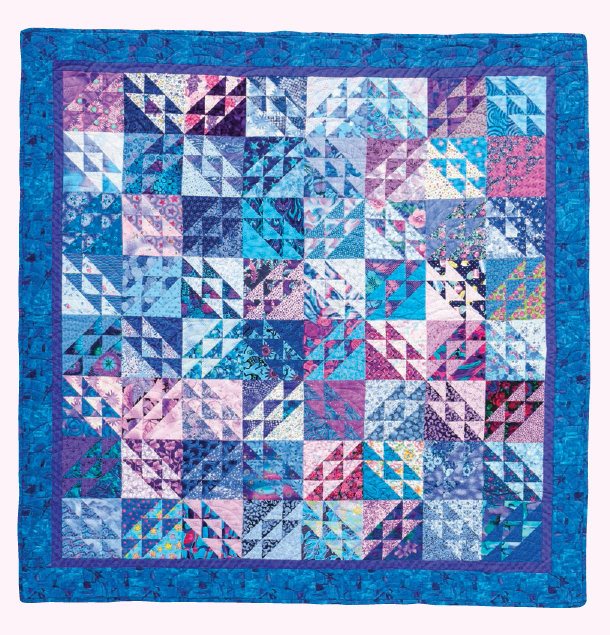 Moody Blues by Cindy Grisdela 56 56 2001 An early traditional quilt - photo 5